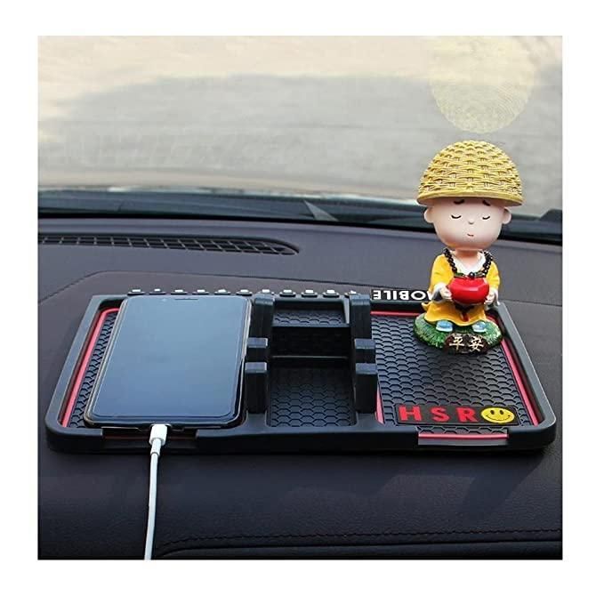 Car Dashboard Mobile Holder with Parking Number Display