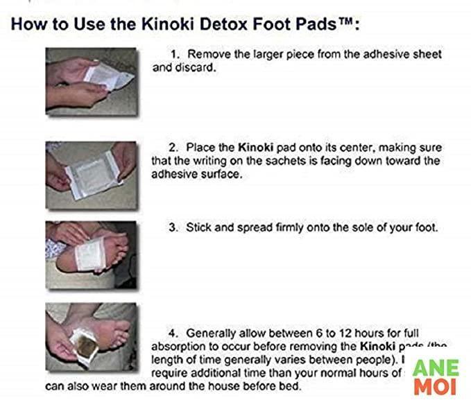 Detox Foot Patches Pads for Stress Relief (Set of 10)(Pack Of 2)